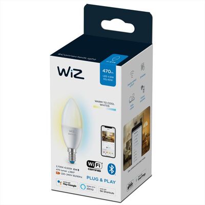 WIZ Tw Candela Smerigliata 40w E14-white WIZ Tw Candela Smerigliata 40w E14-white
