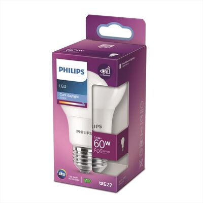 Philips Led Goccia 60w E27 6500k Non Dim-white Philips Led Goccia 60w E27 6500k Non Dim-white