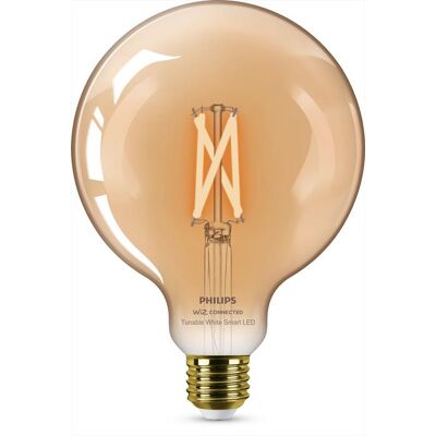 Philips Phi Smart Tw Globo G125 Filamento Ambrata 50w E27 Philips Phi Smart Tw Globo G125 Filamento Ambrata 50w E27