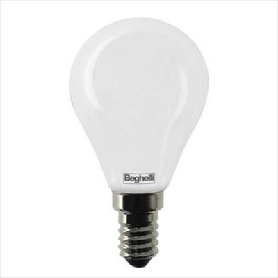 Beghelli Lampada A Led E14 58056-vetro Opalino Beghelli Lampada A Led E14 58056-vetro Opalino