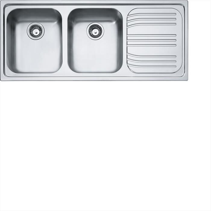 franke lavello lineare radar rrx 621s 2 vasche-inox