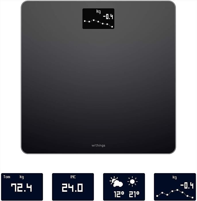 withings bilancia body-black