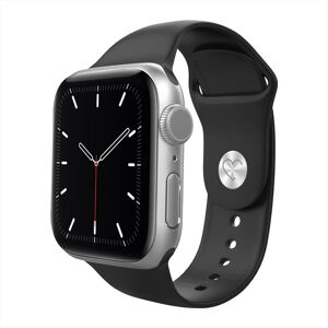 EVA FRUIT Cinturino Silicone Per Apple Watch Chius Bottone-nero