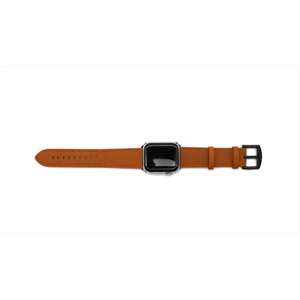 aaamaze cinturino in pelle per apple watch 38/40 mm-marrone