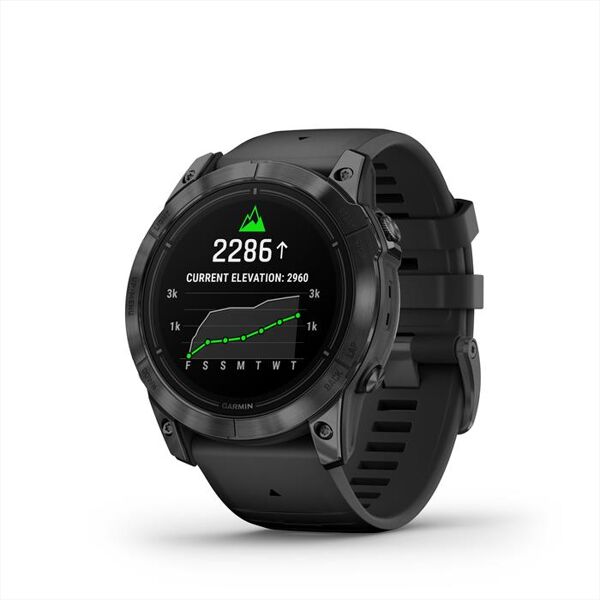 garmin smartwatch epix pro (g2), 51, glass-slate grey, blk