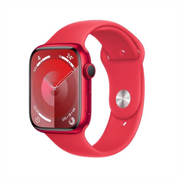 apple watch series 9 gps cassa 45mm m/l-(product)red