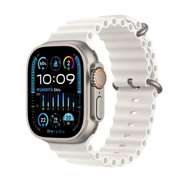 apple watch ultra 2 gps + cellular cassa 49mm-bianco