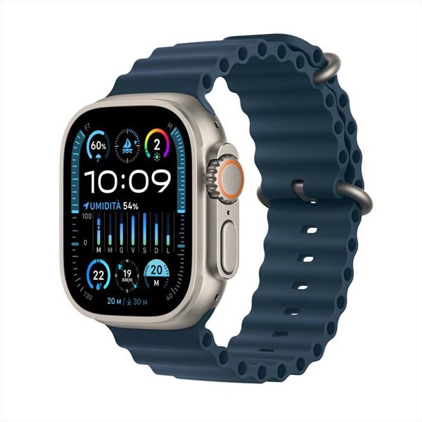 apple watch ultra 2 gps + cellular cassa 49mm-blu