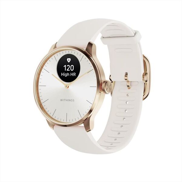 withings scanwatch light 37mm-rose gold sand