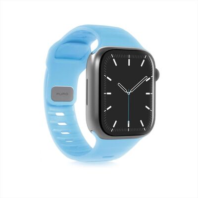PURO Cinturino Glow In Silicone Per Apple Watch-azzurro PURO Cinturino Glow In Silicone Per Apple Watch-azzurro