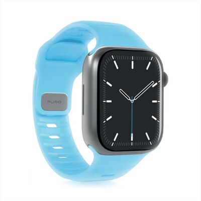 PURO Cinturino Glow In Silicone Per Apple Watch-azzurro PURO Cinturino Glow In Silicone Per Apple Watch-azzurro