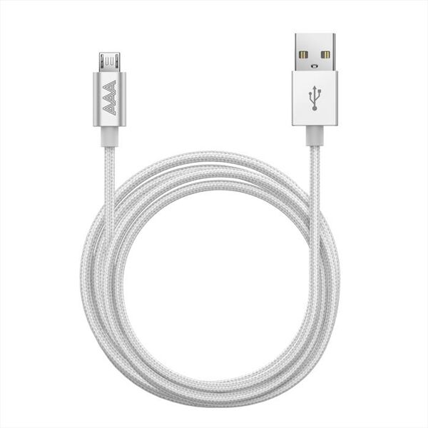 aaamaze micro usb cable 2m-silver