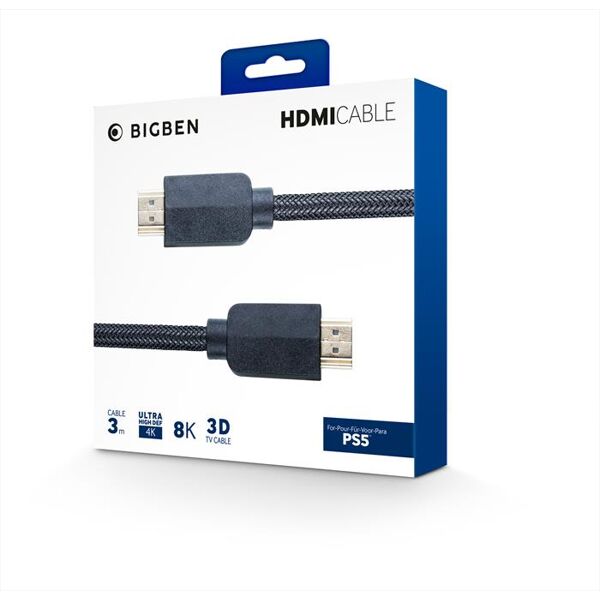 big ben cavo hdmi 2.1 ps5 nero 3 mt-nero