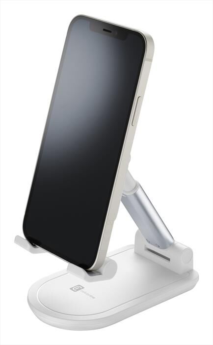 cellular line tablestandw supporto da tavolo-bianco