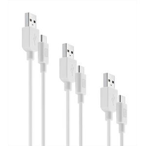 Cellular Line Usbdata3xusbcw Cavo Dati-multipack 3 Cavi-usb-c-bianco