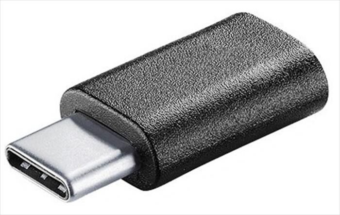 Cellular Line Chadusbck Microusb-usb-c Adattatore Usb-nero