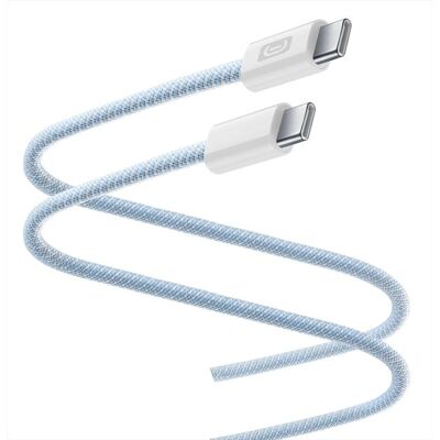 Cellular Line Flexforce Cavo Siliconato Telato Usb-c To Usb-c-blu Cellular Line Flexforce Cavo Siliconato Telato Usb-c To Usb-c-blu