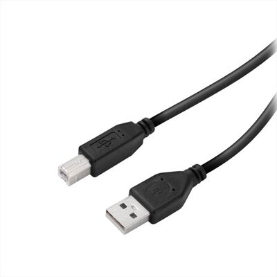 SBS Usb 2.0 Comp.connection Cable,plug A-plug B,3m-nero SBS Usb 2.0 Comp.connection Cable,plug A-plug B,3m-nero