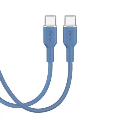 PURO Cavo In Tpe Da Usb-c A Usb-c, 1,5m, 2.0, 25w-ice Blue PURO Cavo In Tpe Da Usb-c A Usb-c, 1,5m, 2.0, 25w-ice Blue