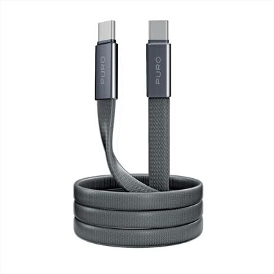 PURO Cavo Slim Air 60w 1mt-nero PURO Cavo Slim Air 60w 1mt-nero