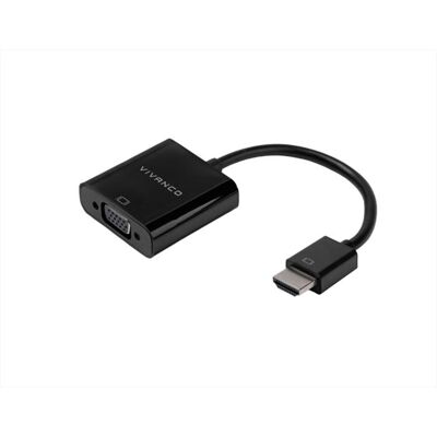 Vivanco Adattatore Hdmi M A Vga F Vvitadhdmivgamf-nero Vivanco Adattatore Hdmi M A Vga F Vvitadhdmivgamf-nero