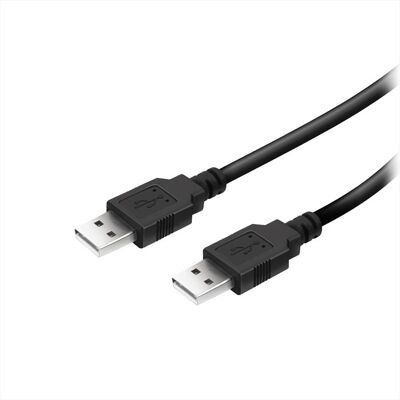 Vivanco Usb Connection, A-plug <-> A-plug, 1,8 M-nero Vivanco Usb Connection, A-plug <-> A-plug, 1,8 M-nero
