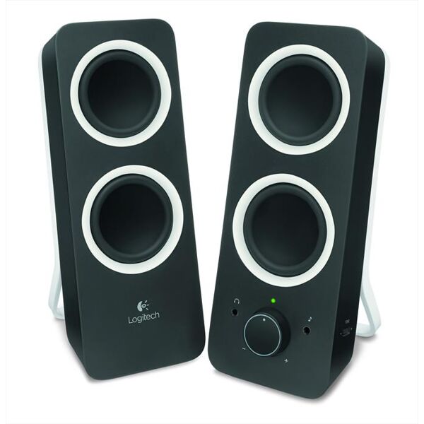 logitech z200 multimedia speakers-midnight black