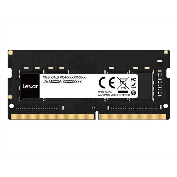 lexar memoria per desktop 16gb ddr4 260 pin-black