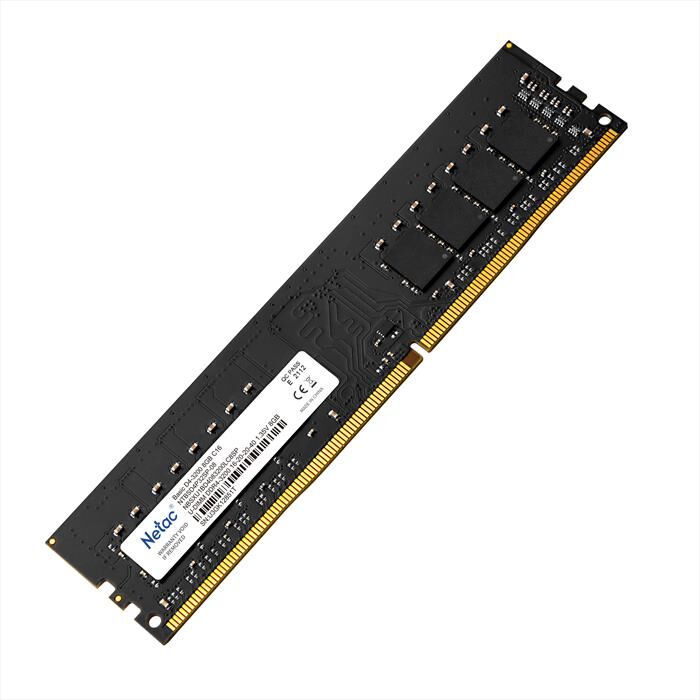 NETAC Basic Ddr4-3200 8g C16 U-dimm 288-pin-nero