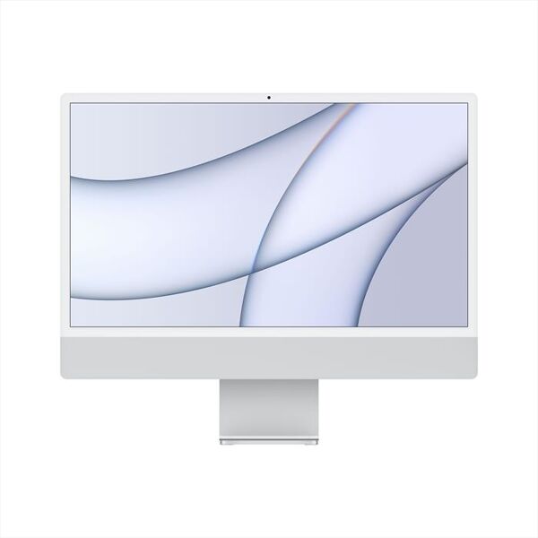 apple imac 24 display retina 4,5k m1 256 gpu 8core 2021-argento