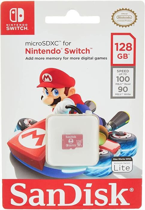 SanDisk Supporto Micro Sdxc Nintendo 128gb