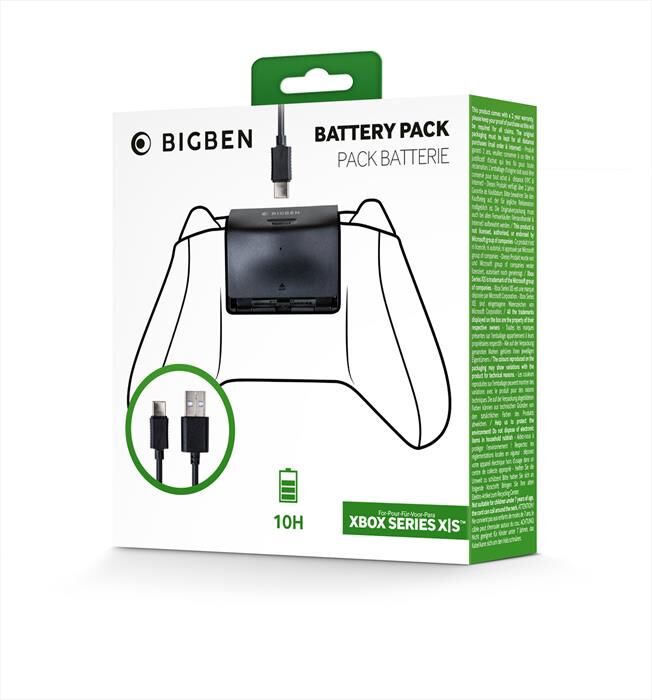 BIG BEN Pack Ricarica 1 Batteria + 1 Cavo Xbx