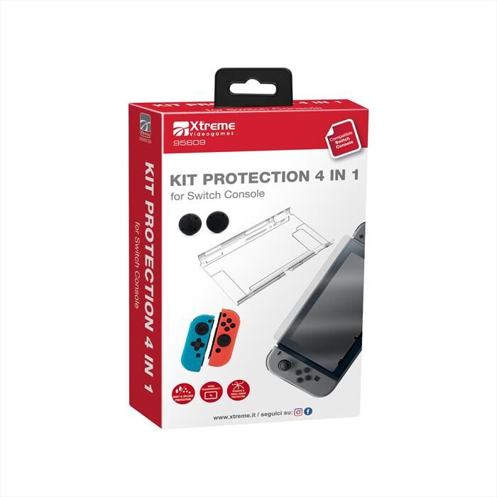 Xtreme Kit Protection 4 In 1-blu/rosso/trasparente