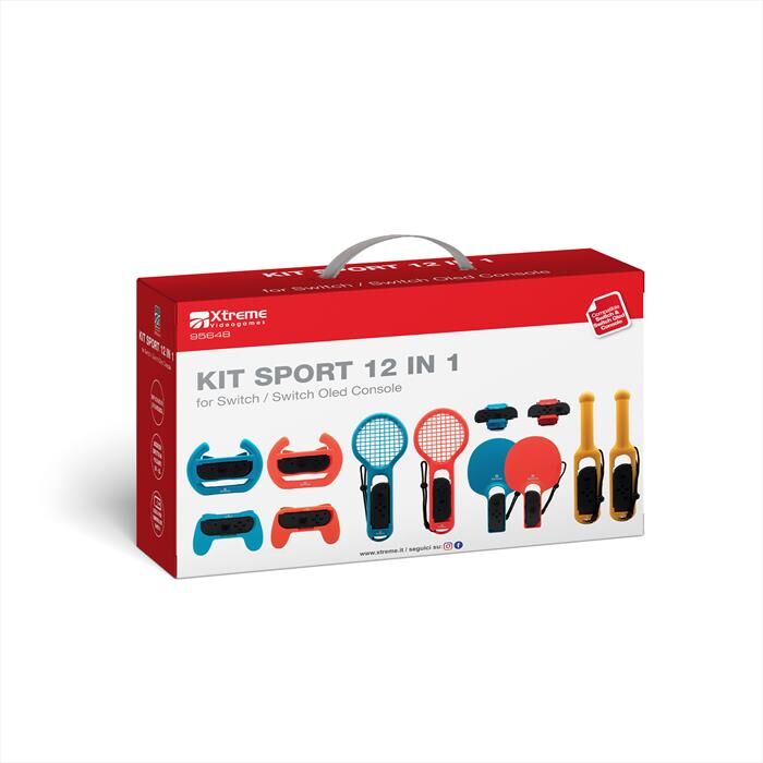 Xtreme Kit Sport 12 In 1-rosso/blu/giallo