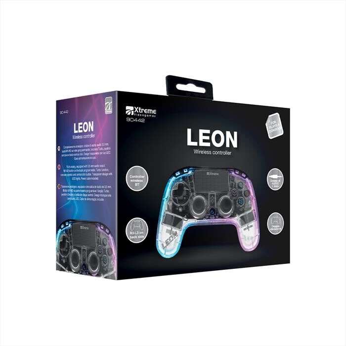 Xtreme Leon Wireless Bt Controller-trasparente