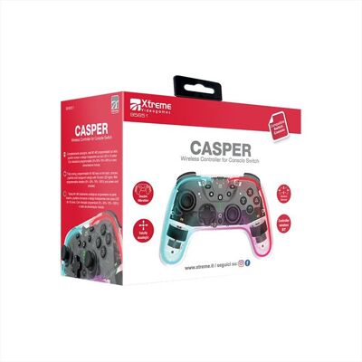 Xtreme Controller Wireless Bt Casper-trasparente Xtreme Controller Wireless Bt Casper-trasparente