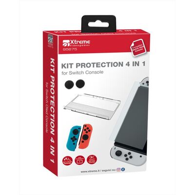 Xtreme Kit Protection 4 In 1-blu/rosso/trasparente Xtreme Kit Protection 4 In 1-blu/rosso/trasparente