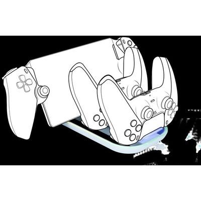 NACON Ricarica Per 2 Controller Dualsense Ps5/ps Portal-bianco NACON Ricarica Per 2 Controller Dualsense Ps5/ps Portal-bianco