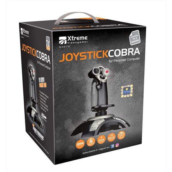 xtreme joystick cobra-nero