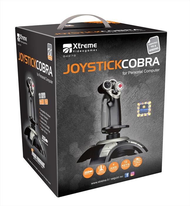 Xtreme Joystick Cobra-nero
