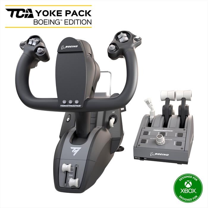 Thrustmaster Tca Yoke Pack Boeing Edition-nero