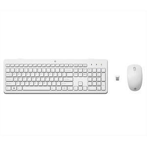 HP Tastiera E Mouse Wireless 230-bianco