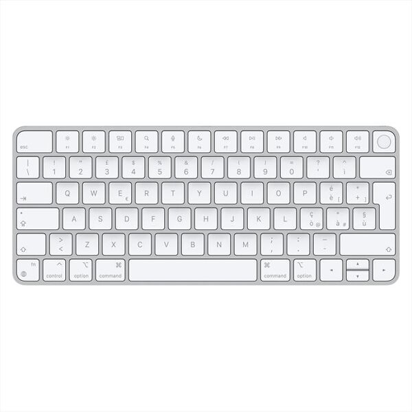 apple magic keyboard with touch id for mac computers-bianco