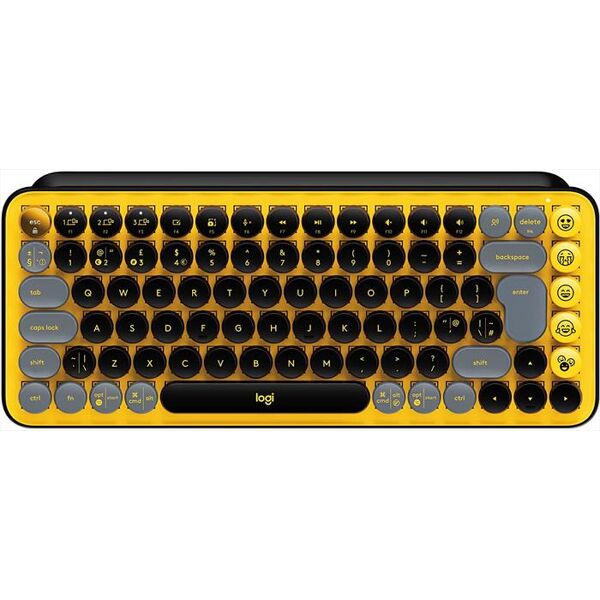 logitech pop keys tastiera-giallo