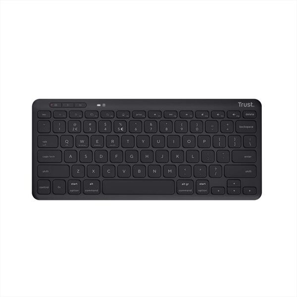 trust lyra compact wireless keyboard it-black