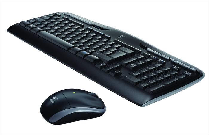 logitech wireless combo mk330-nero