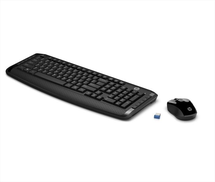 hp tastiera e mouse 300-nera