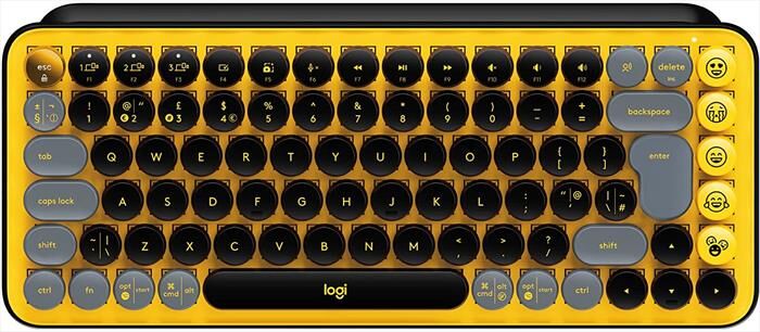 logitech pop keys tastiera-giallo