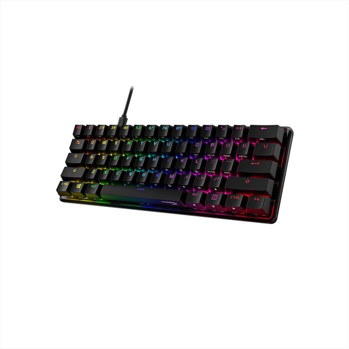 hyperx tastiera gaming alloy origins 60 (layout inglese)-nero