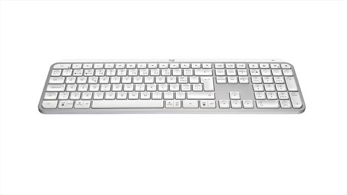 logitech tastiera mx keys s-pale grey